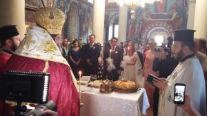 Църковният брак на Христина Стоичкова и Лука Белич